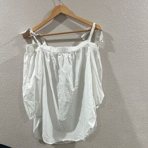 GAP White Off-Shoulder Blouse